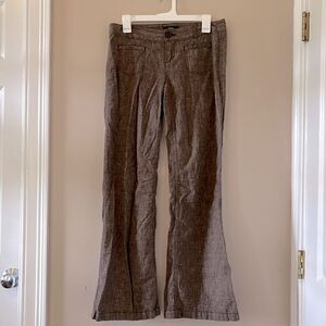 Womens’ Express Cotton/Linen Flare Pants Size 2